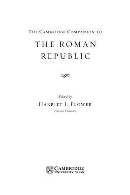 The Roman Republic S