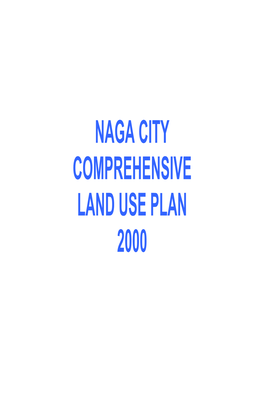 Naga City Comprehensive Land Use Plan 2000 I