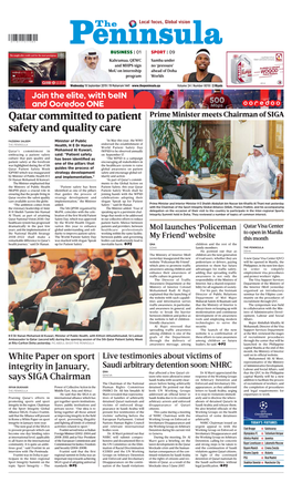 Qatar Committed to Patient Safety and Quality Care Credentials