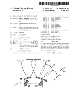 (12) United States Patent (10) Patent No.: US 6,955,439 B2 Reismiller Et Al
