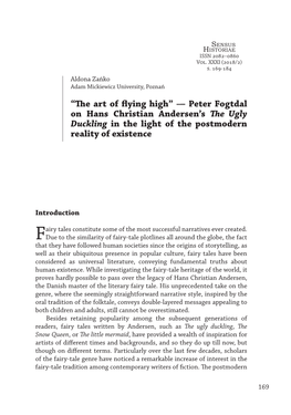 “The Art of Flying High” — Peter Fogtdal on Hans Christian Andersen's The