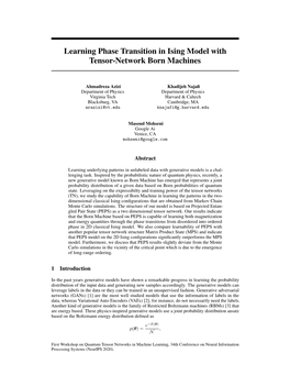Learning Phase Transition in Ising Model with Tensor-Network Born Machines