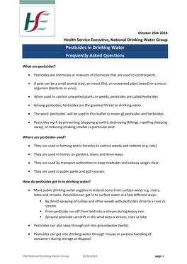 HSE Drinking Water Group