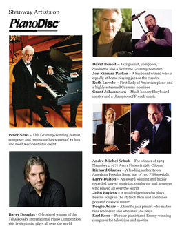 Steinway Artists On