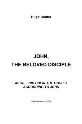 John, the Beloved Disciple