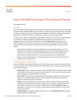 Cisco IOS Netflow Version 9 Flow-Record Format