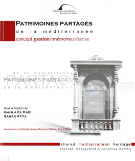 Patrimoines Partagés De La Méditerranée Shared Mediterranean Heritage