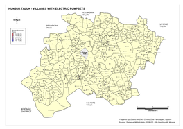 HUNSUR TALUK - VILLAGES with ELECTRIC PUMPSETS K.R.NAGARA TALUK Jabagere