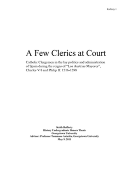 A Few Clerics at Court