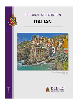 CULTURAL ORIENTATION | Italian