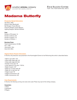 Madama Butterfly