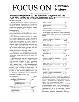 American Migration