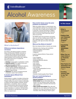 Alcohol Awareness