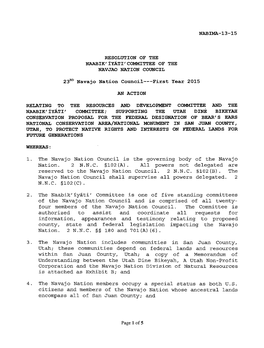 Resolution of the Naabik' İyati' Committee Of