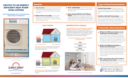 Switch to an Energy Efficient Heat Pump Hvac System