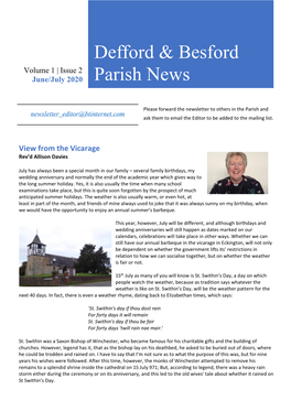 Defford & Besford Parish News