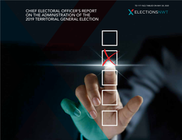 Chief Electoral Officer's Report on the Administration of the 2019