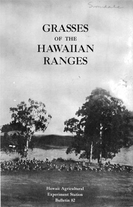 Grasses of the Hawaiian Ranges