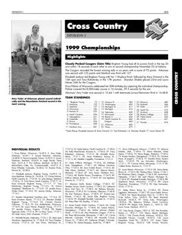 1999-00 NCAA Women's Cross Country Championships Records