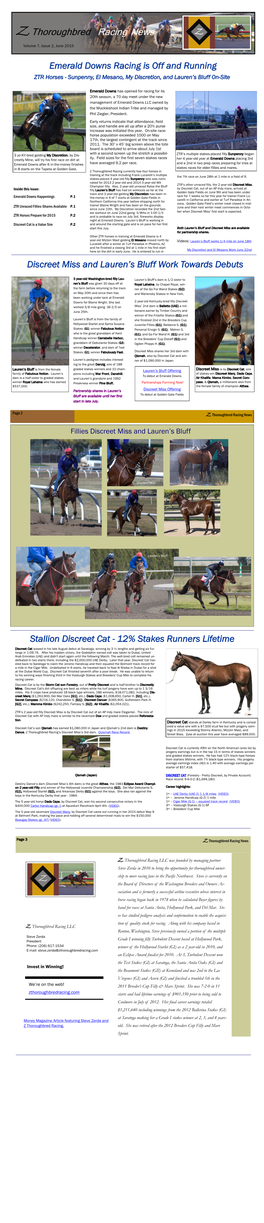 Zthoroughbred Racing News