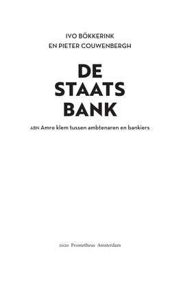 De Staatsbank 137X213 HR.Indd