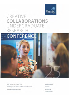 2015 Undergraduate Research Conference Abstract Book