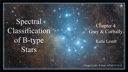 Spectral Classification of B-Type Stars