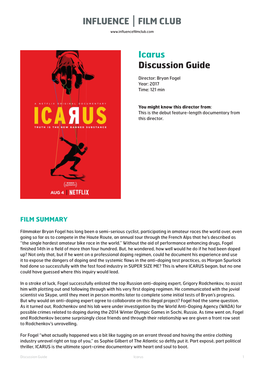 Icarus Discussion Guide