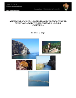 Assessment of Coastal Water Resources and Watershed Conditions at Channel Islands National Park, California
