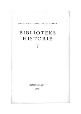 Biblioteks Historie 7