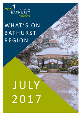 What's on Bathurst Region What's on Bathurst Region