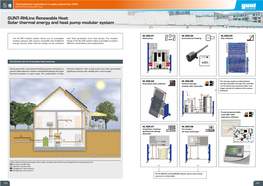 GUNT-Rhline Renewable Heat Solar Thermal Energy and Heat Pump Modular System