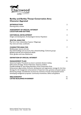 Anstey Conservation Area Appraisal