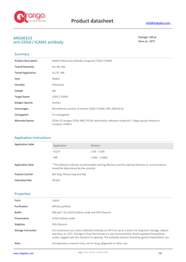 Anti-CD54 / ICAM1 Antibody (ARG40213)