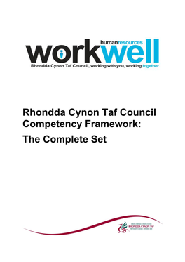 Rhondda Cynon Taf Council Competency Framework