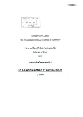 1/4.A Participation of Communities