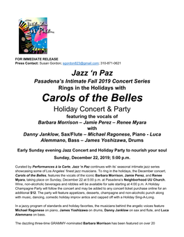 Carols of the Belles