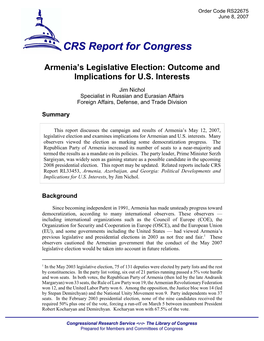 Implications for U.S. Interests