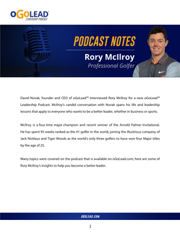 Podcast Notes Podcast Notes