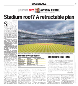 Stadium Roof? a Retractable Plan