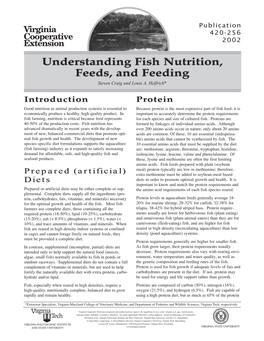 Understanding Fish Nutrition, Feeds, and Feeding