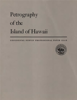 Petrography of the Island of Hawaii