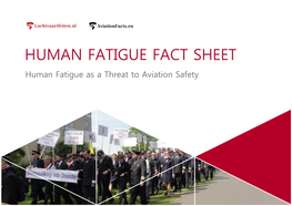 Human Fatigue Fact Sheet Download Complete