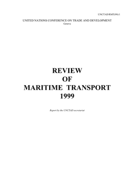 Review of Maritime Transport 1999