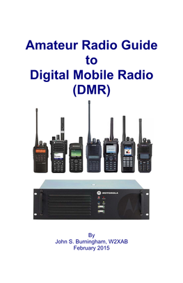 Amateur Radio Guide to Digital Mobile Radio (DMR)