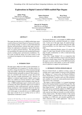 Explorations in Digital Control of MIDI-Enabled Pipe Organs