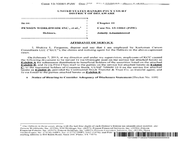 Doc 225 Filed 02/26/13 Page 1 of 43 Case 13-10061-PJW Doc 225 Filed 02/26/13 Page 2 of 43 Case 13-10061-PJW Doc 225 Filed 02/26/13 Page 3 of 43