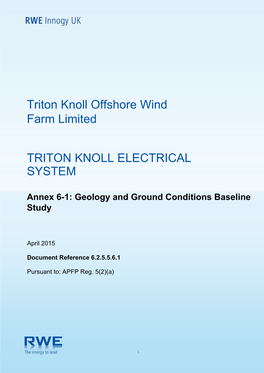 Triton Knoll Offshore Wind Farm Limited TRITON KNOLL