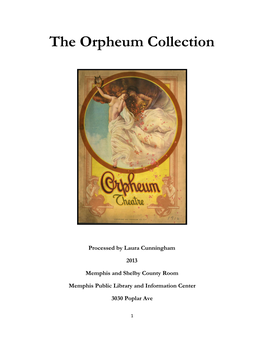 The Orpheum Collection