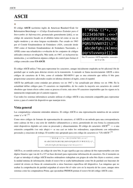 Ascii 1 Ascii